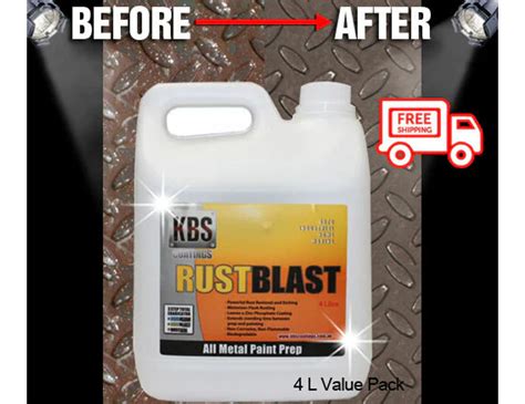 Kbs 4 Liters Rust Blast Rust Remover Removal Rustblast Corrosion