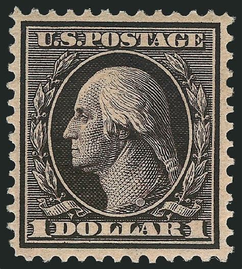 Value Of Us Stamps Scott 342 1909 Us100 Washington