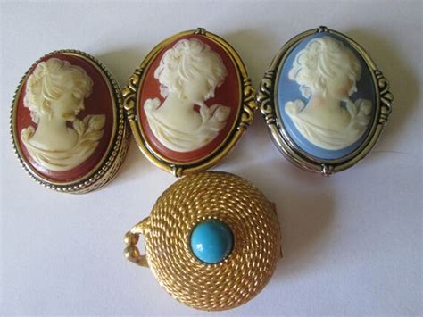 Vintage Estee Lauder Solid Perfume LOT Of Cameo More Etsy