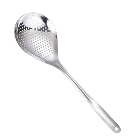 Hgycpp Stainless Steel Skimmer Strainer Slotted Spoon Colander Mesh