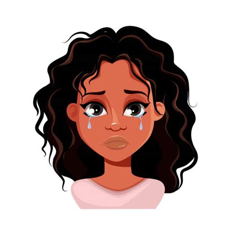 African American Woman Tears Illustrations Royalty Free Vector