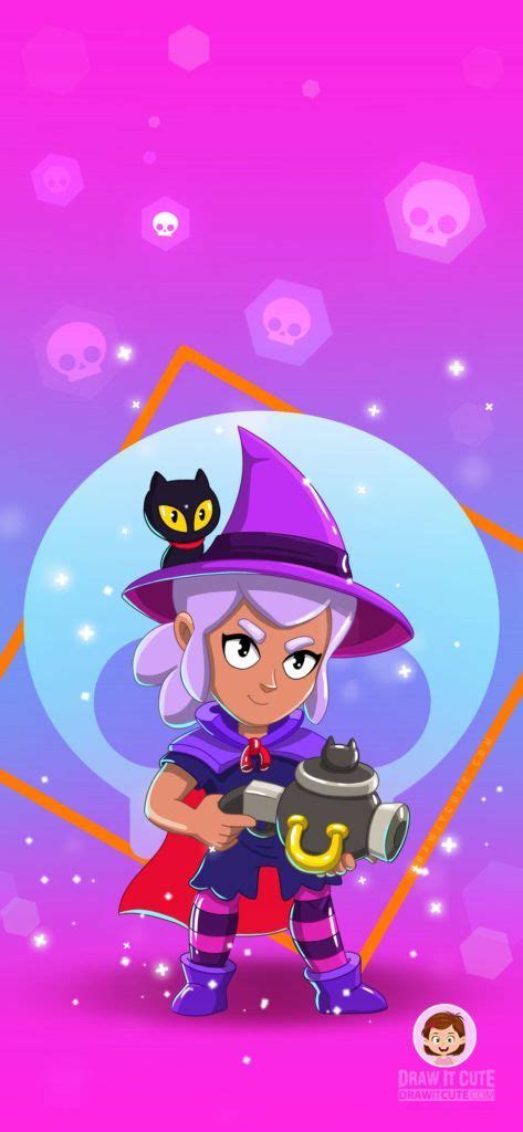 All prices are exclusive of vat. How to draw Witch Shelly | Brawl Stars Draw it cute # ...