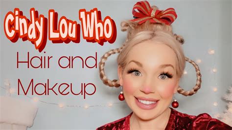 Cindy Lou Who Hair And Makeup Tutorial Youtube