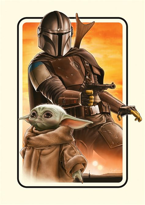 Mandalorian Poster By Samgreenartist