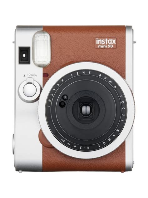fujifilm instax mini 90 neo classic instant camera brown