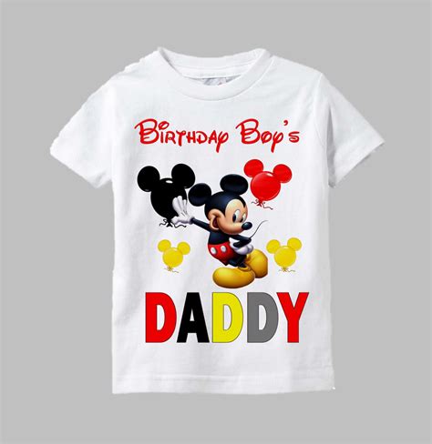 Mickey Mouse Birthday Shirt Mickey Mouse Shirt