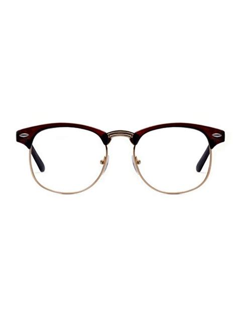 buy outray vintage retro classic half frame horn rimmed clear lens glasses online topofstyle
