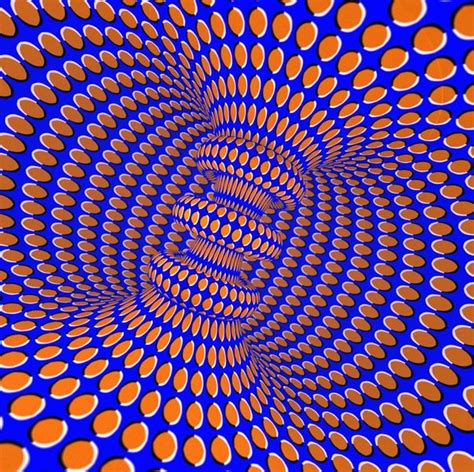 Optical Illusion Famous Revolving Spiral This Is Not A GIF Animation