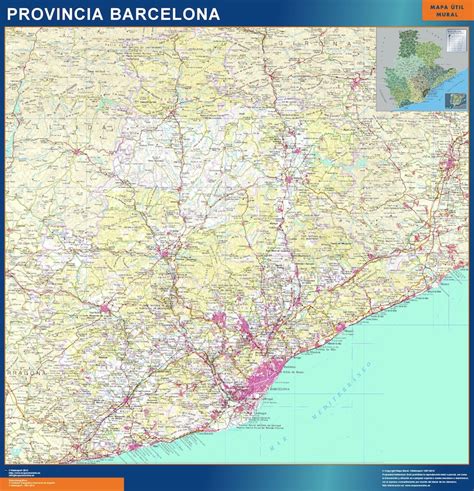 Mapa Provincia Barcelona Mapas Carreteras De España Y El Mundo