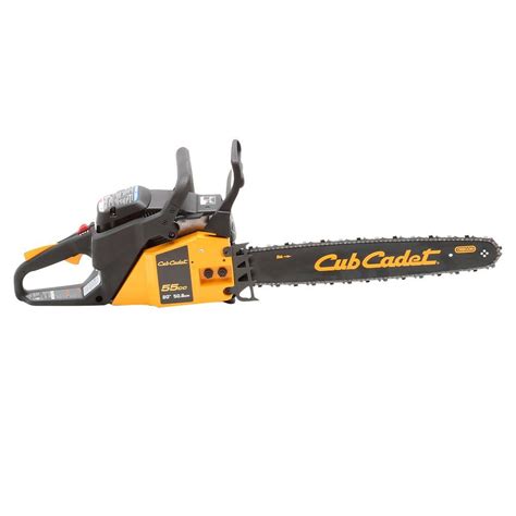 Cub Cadet 20 In 55cc 2 Cycle Gas Chainsaw With Carry Case Cs552 The