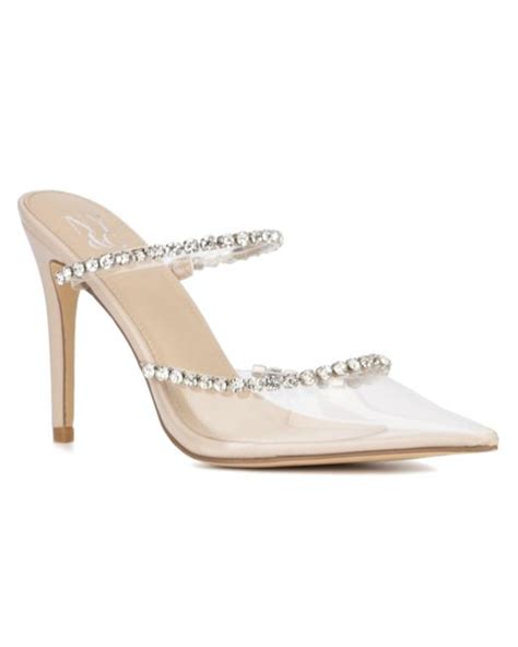 New York And Company Fatima Pumps Sandal In White Lyst