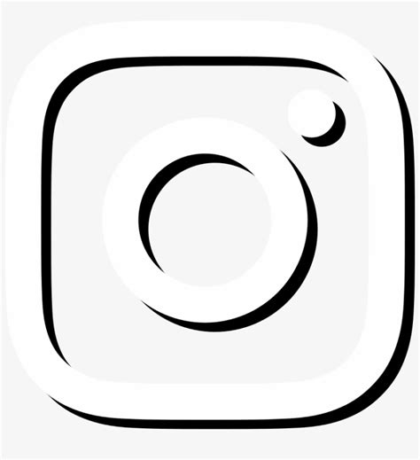 Download Instagram White Logo Instagram Logo Png White Outline Transparent Png Download