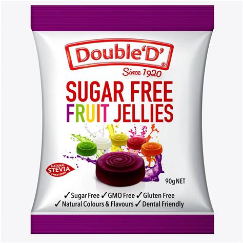Calories In Double D Sugar Free Fruit Jellies Candy Calcount