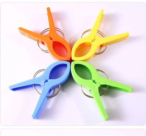 pack of 8 large bright colour plastic beach towel pegs clips to sunbed clothes pegs aliexpress
