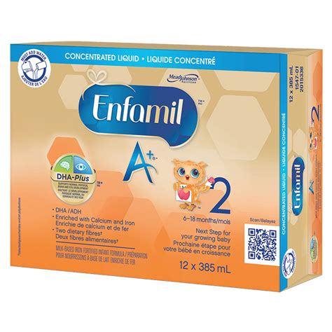 Enfamil A 2 Concentrated Liquid Infant Formula 12 X 385ml London Drugs