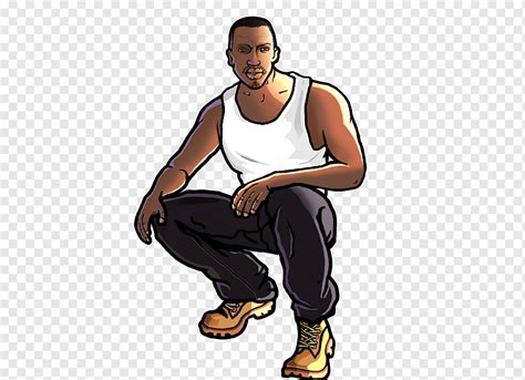 Man In White Tank Top Grand Theft Auto San Andreas Carl Johnson Mod Character Racing Video
