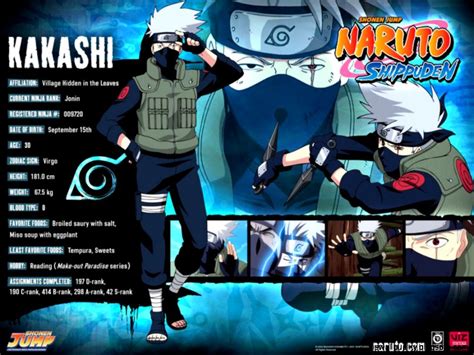 Kakashi Profile Naruto Shippuden Wallpaper Wallpapers Quality