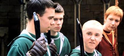 Slytherin Quidditch Team Marcus Flint And Katie Bell Image 21344256