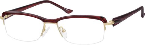 red browline eyeglasses 1916 zenni optical eyeglasses