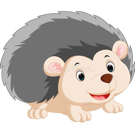 Cute Hedgehog Cartoon Stock Vector Illustration Of Quill 82765659