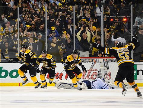 Nhl Playoffs Bruins Stun Leafs 5 4 In Ot Win Game 7 With Epic