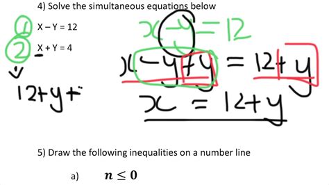 Cambridge Grade Question Percentage Factorization Simultaneous Equations Inequalities