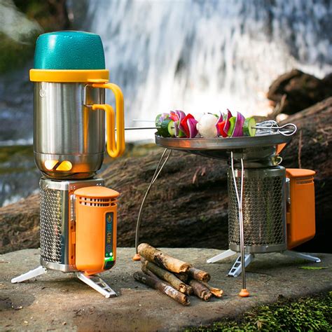 Portable Camp Grill And Charger Camping Stove Uncommongoods