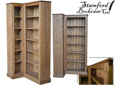 Traditional 6ft Tall Corner Bookcase Handcrafted Adjustable Etsy Uk