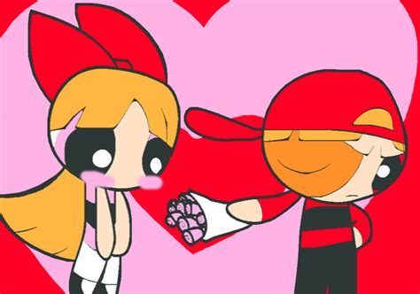 Ppg Blossom And Brick Kiss Google Search Powerpuff Girls Fanart Ppg And Rrb Powerpuff Girls