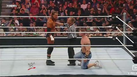 Triple H Vs John Cena Night Of Champions 2008 Highlights YouTube