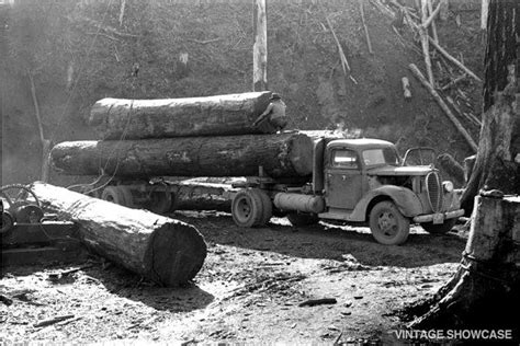 Vintage Logging Truck Photo Tillamook Oregon Old Photo Etsy Old