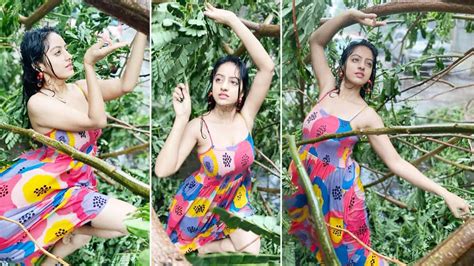 Diya Aur Baati Hum Actor Deepika Singh Aka IPS Sandhyas Hot Pictures Dancing In Rain Goes Viral