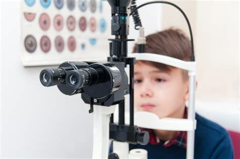 Premium Photo Ophthalmic Special Equipment For Examining The Eyes Of