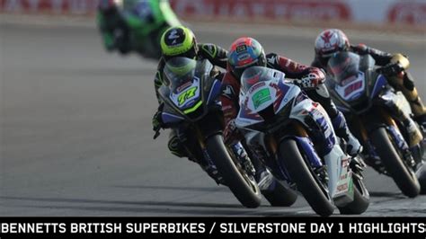 bennetts british superbikes silverstone day 1 highlights 2023 radio times