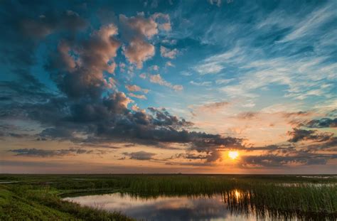 Sunrise In The Middle Of The Florida Everglades 4257 X 2797 Oc