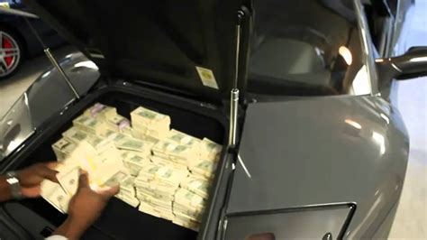 50 Cent Puts 2 Million Cash In A Lamborghini Murcielago Youtube