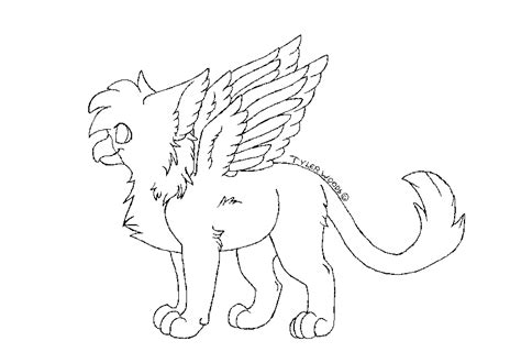 Fanasy For Baby Griffin Coloring Pages