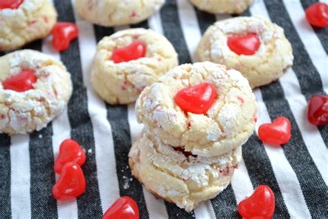 Pillsbury cookie dough refrigerated cookie dough gooey chocolate chip cookies melted chocolate turtle cookies fancy cookies homemade cookies quick easy meals cookie recipes. Valentine's Day Three Ingredient Cake Mix Cookies - The ...