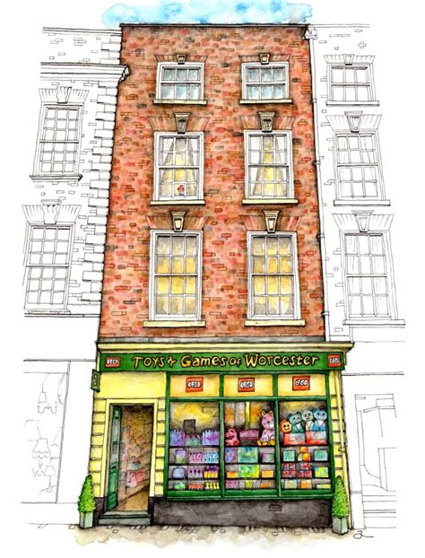 Toy Shop Commissioned Jilly Oxlade Arnott Artist