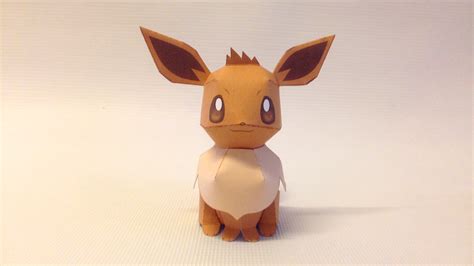 Pokemon Papercraft Eevee Template Kulturaupice