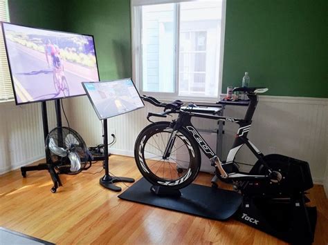 ultimate zwift setup   months  build zwift gym room  home