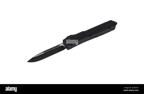 Switchblade Automatic Out The Front Otf Knife With Black Handle And