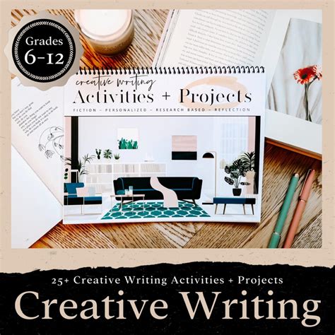 25 Creative Writing Activities Projects Grades 6 12 Digital