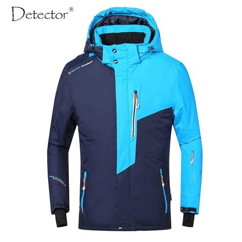 Detector Men Ski Jacket Winter Snowboard Suit Mens Outdoor Warm