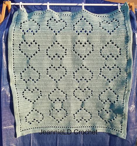 Ravelry Heart Baby Blanket 3 Pattern By Jeannie L Davis