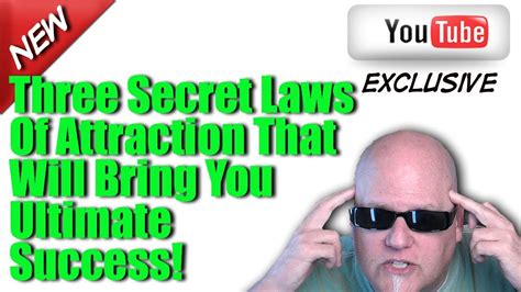 Three Secret Laws Of Attraction That Will Bring Success Youtube