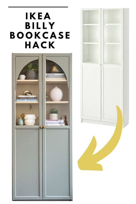 Ikea Billy Bookcase Hack To Arched Cabinet Artofit
