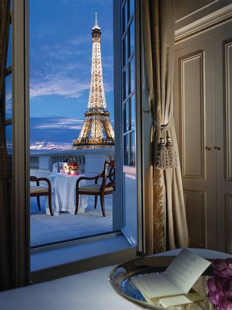 A Romantic Alfresco Dinner On The Balcony With A View Of The Eiffel