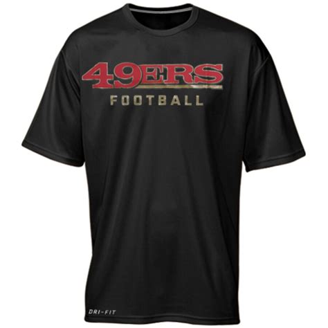 Nike San Francisco 49ers Legend Authentic Football Font Performance T