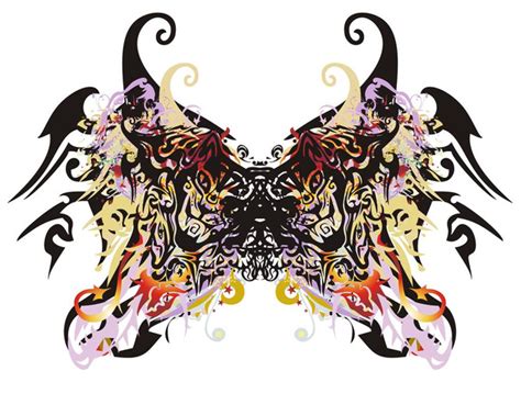 Butterfly Splashes Free Stock Vectors